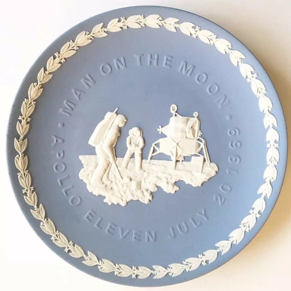 Wedgwood Other - Wedgwood Jasperware Plate Man On The Moon Apollo E